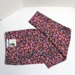 NWT Terra & Sky Women's 4X (28W - 30W) Floral High Rise Fitted Leggings